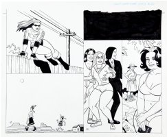 Love and Rockets  vol.2  Issue 20 Page Wrap around cover Comic Art